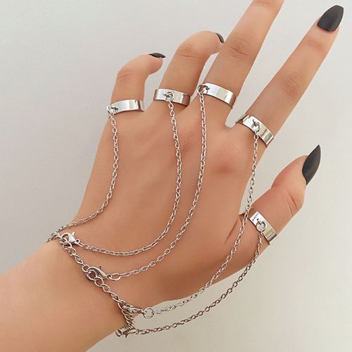 Ring Chain Bracelet GHIBLI - MYRIL JEWELS – Myril Jewels