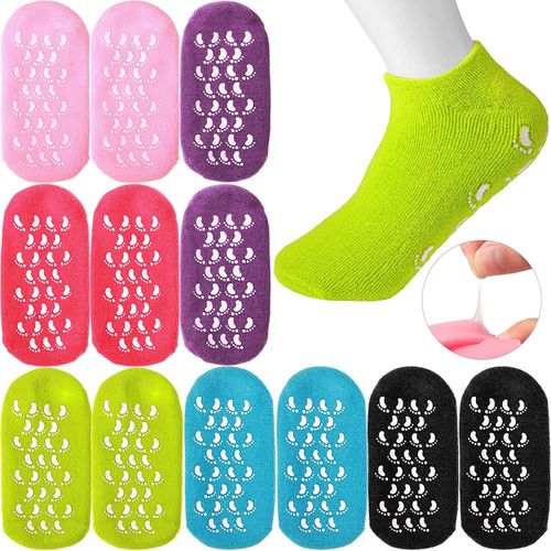 Moisturizing Silicone Gel Socks Dry Cracked Heels Rough Skin - Temu