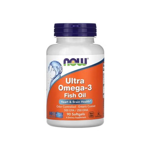 product_image_name-Now-, Ultra Omega-3 Fish Oil, 90 Softgels-1