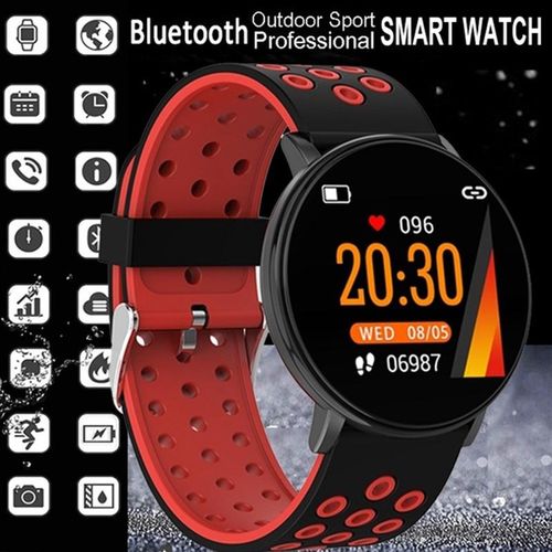 Buy Black Zone X1 Guru Red Round Dial OLED Display Smart Watch for Kids  with Single Point Touch Function Online at Best Prices in India  JioMart