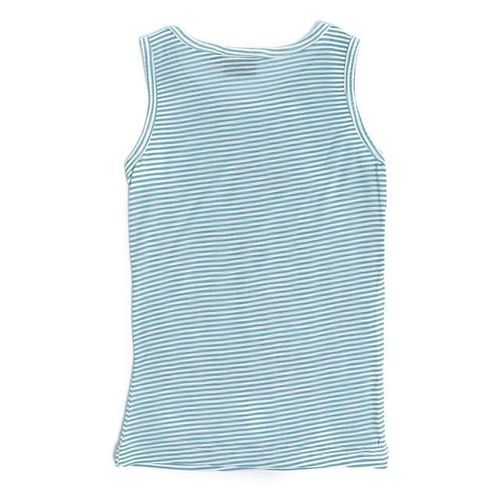 product_image_name-Andora-تي شيرت بويز بدون أكمام مزخرف بخطوط من أندورا - الأزرق الفاتح والأبيض-2