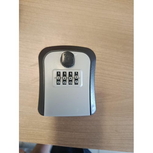 Generic صندوق أمان بقفل رقمي 4 أرقام قابل لتغيير الرقم السري – رمادي - image 4