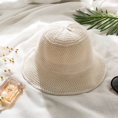 Fashion （Beige）Sun Hats For Women Summer Beach Sun Hat Soft