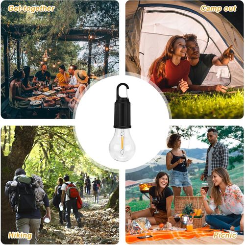 product_image_name-Generic-عبوة من مصباحين للتخييم: مصباح خيمة، فانوس تخييم، مجموعة مصابيح LED للتخييم، مصباح كشاف قابل لاعادة الشحن مع خطاف، مصابيح تخييم، مصباح خيمة محمول للتخييم-7