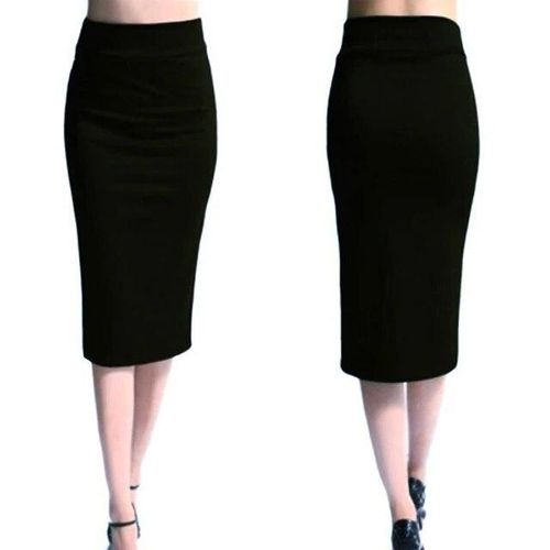 Fashion Bodycon Fashion Pencil Skirt For Ladies - Black