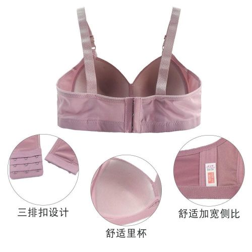 Generic Cross-border plus size underwear bra middle-aged and elderly bra  without steel ring thin mother bra bra bra Lightmeat 95C @ Best Price  Online