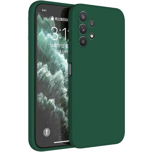 product_image_name-Generic-Case for Samsung Galaxy A32 4G (6.4 inches) TPU Silicone Skin Protector Dark Green-1