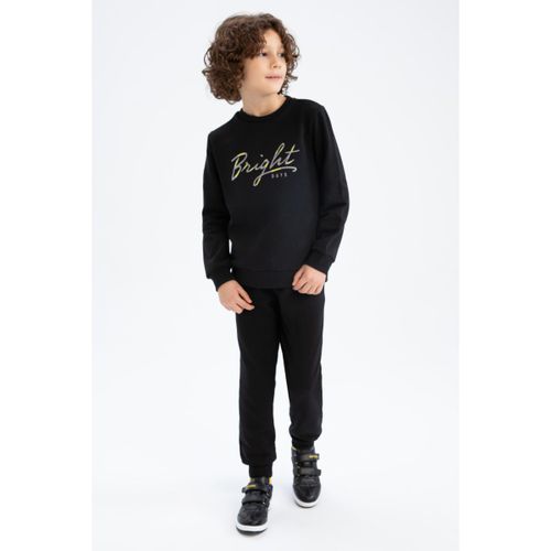 product_image_name-Defacto-Boy Regular Fit Knitted Set - Black-1