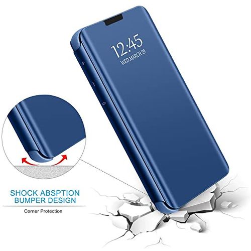Shop Generic Huawei Y9 Prime 2019 Mirror Leather Case Blue Jumia Egypt