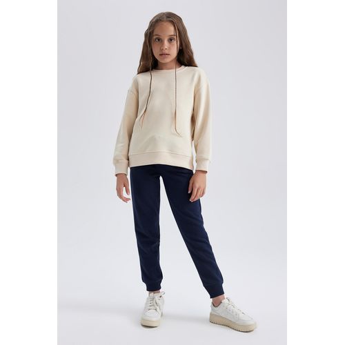 Buy Defacto Girl Knitted Jogger - Standart Fit Trousers in Egypt