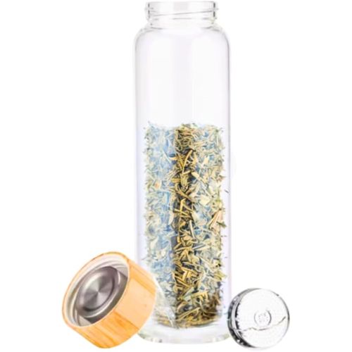 product_image_name-Generic-زجاجة ماء فاخرة مع مصفاة وغطاء من الخيزران – مثالية للشاي-5