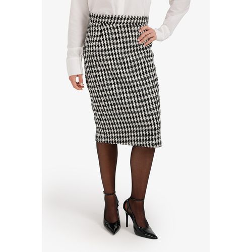 product_image_name-Clue-Houndstooth Pencil Skirt-1