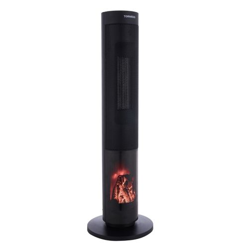 product_image_name-Tornado- Ceramic Heater 2000 Watt 16 meter Remote Black TPH-2000DF-4