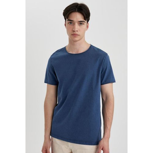 Defacto Regular Fit Crew Neck Basic Solid Short Sleeve T-Shirt