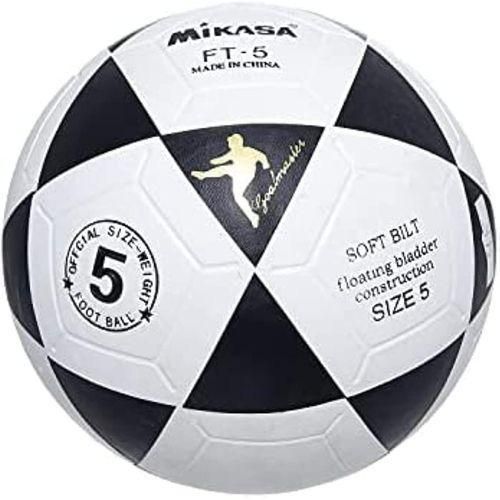 product_image_name-Generic-كرة القدم FT-5 - حجم 5 كرة قدم كلاسيكية باللونين الأسود والأبيض - هيكل من النايلون المتين - مثالية للتدريب والمباريات واللعب الترفيهي - مقاومة للماء وخفيفة الوزن - مناسبة للأطفال والكبار - للاستخدام الداخلي والخارجي-3