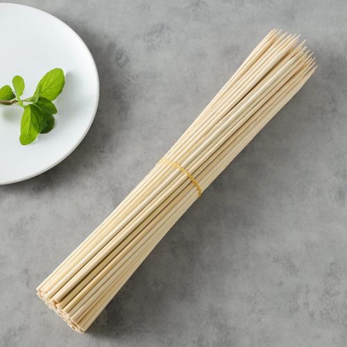 Generic 100Pcs Bamboo Skewers Sticks BBQ Wood Grilling Skewers For