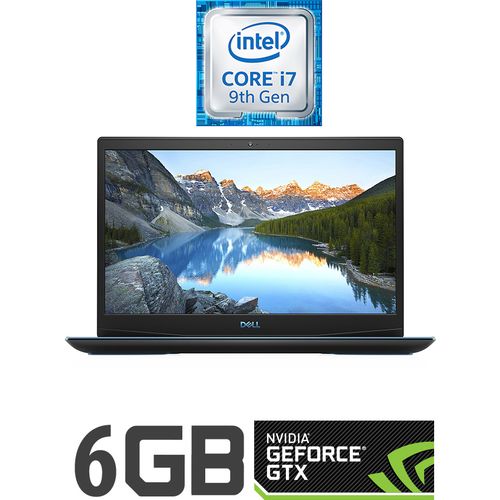 DELL G3 15-3590 لاب توب - مُعالج Intel Core i7 - 16 جيجا بايت رام - 256 جيجا بايت SSD + 1 تيرا بايت درايف هارد ديسك - 15.6-بوصة FHD - 6 جيجا بايت مُعالج رسومات - Ubuntu - أسود