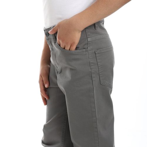 Ted Marchel MultiPockets Solid Boys Pants - Dark Grey - image 4