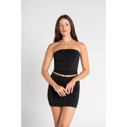 OUTDATED Fold Over Tube Top - Black - image 3