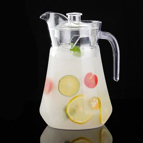 Acrylic Pitcher Water Pitchers Beverage Lid Juice Tea Lemonade