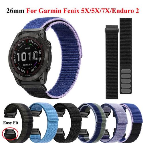 Generic Quickfit 26mm Nylon Replacement Straps For Garmin Fenix 7x