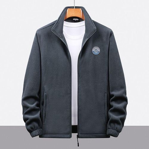 Generic 2023 New High Quality Polar Lamb Fleece Men s Jacket Korean Style Fashion Fleece Jacket Grey Best Price Online Jumia Egypt