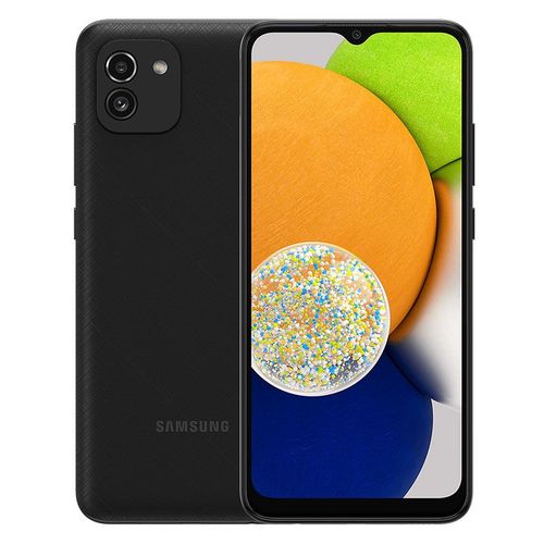 product_image_name-Samsung-Galaxy A03 - 6.5 بوصة 128 جيجا بايت / 4 جيجا بايت ثنائي الشريحة 4G موبايل - أسود -1