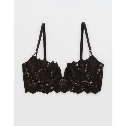 Aerie Real Power Balconette Poppy Lace Bra @ Best Price Online