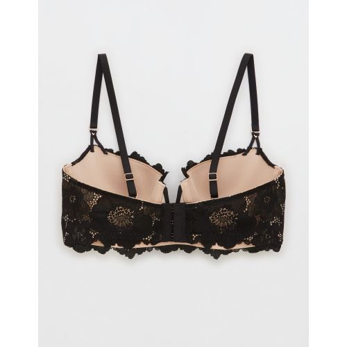 Aerie Real Power Balconette Poppy Lace Bra