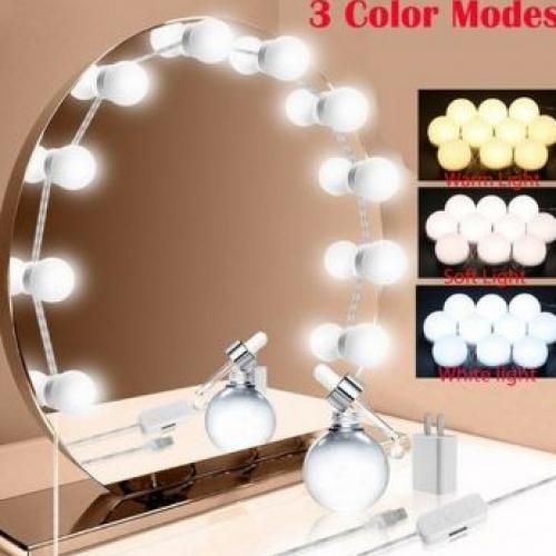 Vanity Mirror Lights 10 Bulbs with 3 Light Modes