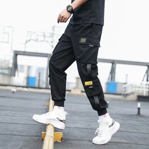 Fashion (331 Black)Streetwear Joggers Men Spring Autumn Fashion Sweatpants  Men's Pants Casual Slim Ankle-length Men Trousers Women's Pants ACU @ Best  Price Online