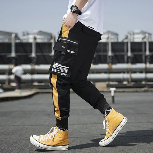 Fashion (331 Black)Streetwear Joggers Men Spring Autumn Fashion Sweatpants  Men's Pants Casual Slim Ankle-length Men Trousers Women's Pants ACU @ Best  Price Online