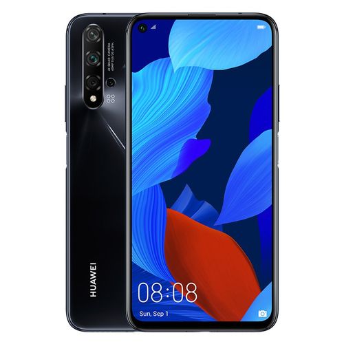 Huawei nova 5T موبايل - 6.26 بوصة 128 جيجا بايت/ 8 جيجا بايت ثنائي الشريحة 4G - أسود