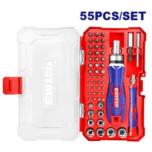 اشتري Emtop 55 Pcs Screwdriver Bits Set في مصر