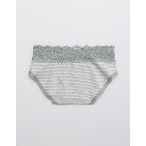 Aerie Cotton Eyelash Lace Cheeky Underwear