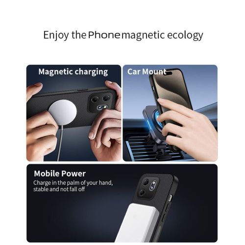 product_image_name-Generic-Oppo Reno 15 Pro (Global) – Case Cover Compatible, Ultra-Slim Shockproof Case with Matte Black Carbon Fiber Texture Back, Built-in Magnetic Ring-3