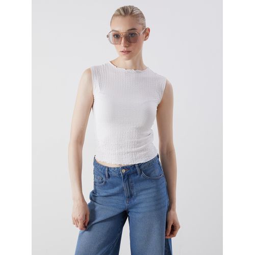 product_image_name-LC Waikiki-Crew Neck Textured Blouse-1