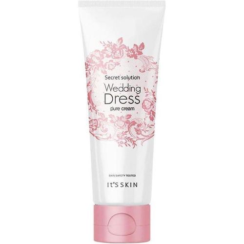 wedding dress whitening cream It's Skin Secret Solution Pure 100ml Leahenmo Black Spaghetti Strap Color:#25-Light Yellow Designer Halter Neck Ruched Bodycon Dress