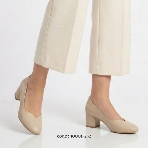 product_image_name-Generic-حذاء نسائي بكعب عريض مريح وتصميم عصري - موديل 30001-252 - بيج-6