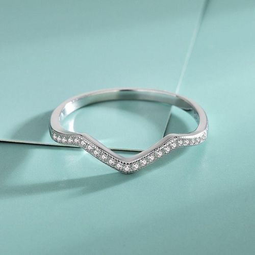Love Shape 925 Sterling Silver Engagment Rings - 1ct VVS Moissanite Di –  peardedesign.com