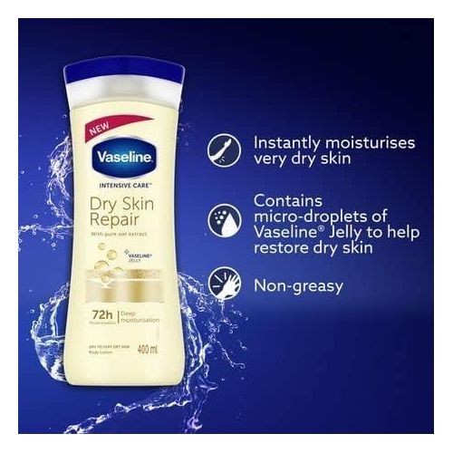 product_image_name-Vaseline-لوشن الجسم لترطيب وإصلاح البشرة الجافة - 400 مل-3