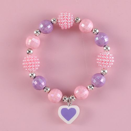 Pink and purple bracelets top