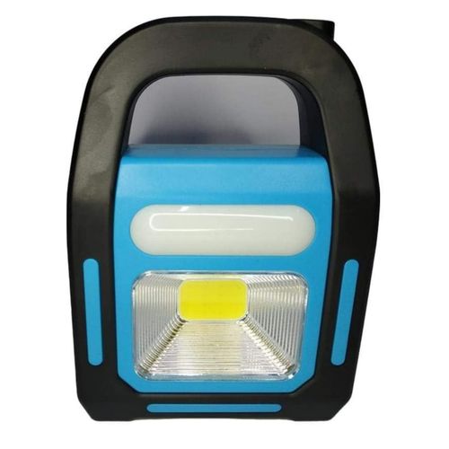 product_image_name-Generic-كشاف طوارئ ليد قابل للشحن بالكهرباء و الطاقة الشمسية و باور بانك - أزرق  (1Pcs)-2