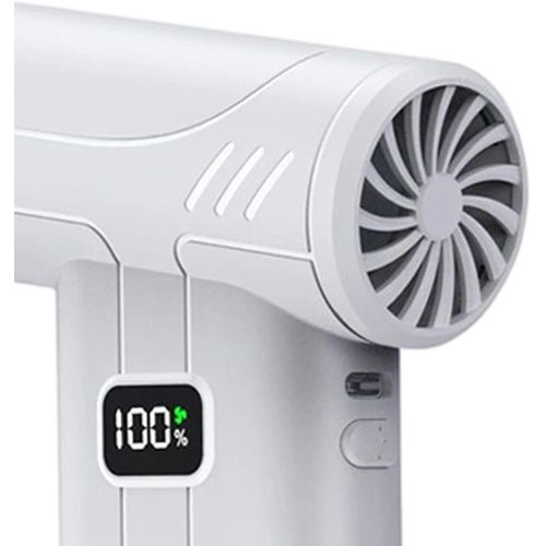 product_image_name-Generic-Violent Fan High Speed Cordless Air Blower 5 Speed Adjustable Electric Turbo Jet Fan USB Rechargeable Handheld Mini Air Duster Portable Powerful Dust Cleaner for Car Interior PC Keyboard Home Cleaning Inflatable Use-5