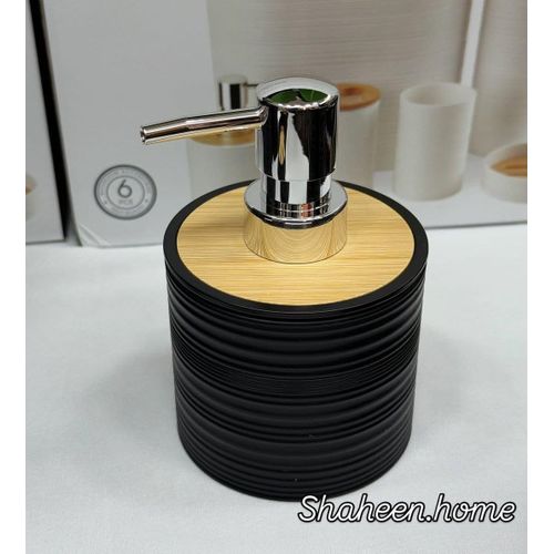 product_image_name-Generic-Bathroom Set - 6 Pcs - Black-2