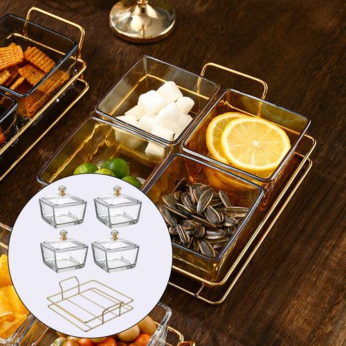 Divided serving plate top