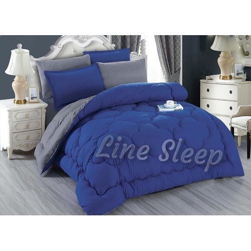 Buy Line Sleep Winter Quilt  (blue*Grey)220*235 Cm in Egypt