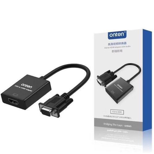 Buy Onten VGA TO HDMI WITH AUDIO OTN-5138S in Egypt