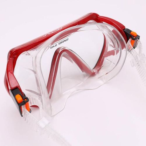 Activ Secure Fit Adjustable Strap Diving Mask - Red & Black - image 4