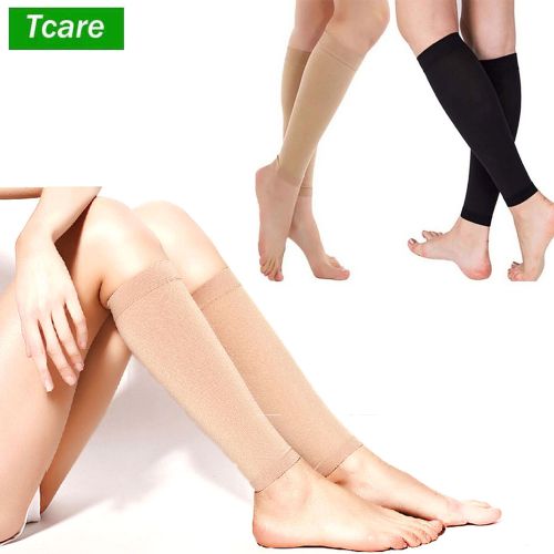 2pcs Calf Socks Sleeve Leg Support Compression Running Shin Splint Varicose  Vein